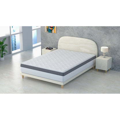 Mercurio Mattress, 800 Independent Pocket Springs, Polirelax, Made in Italy, Differentiated Support Zones, 23 cm High, Available in 11 Sizes