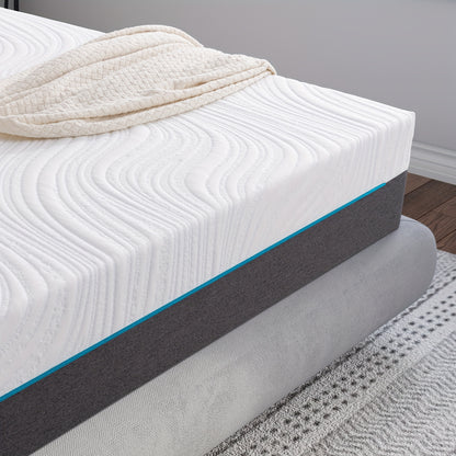 18/20cm 160x200cm Memory Foam Mattress | Soft Comfortable Fabric Medium Softness for Optimal Body Support & Comfortable Sleep, Polyester Cover, Hybrid Construction, Euro Top, Pocketed Coil, Twirest Brand