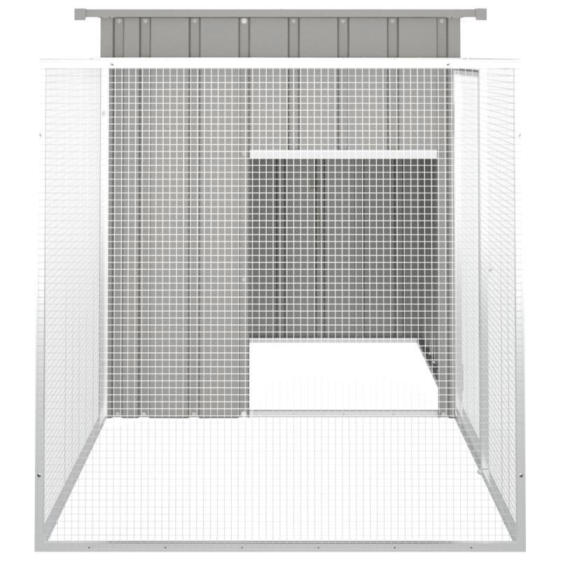 Kippenhok – Kippenren – Pluimveebehoud – Henhouse – Kippenverblijf – Gegalvaniseerd Staal – Weerbestendig – 200x91x100 cm