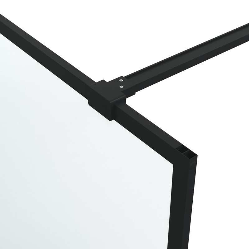 Douchewand – Inloopdouche – Veiligheidsglas – Douchecabine – Douchedeur – Mat Zwart Aluminium Frame – 115x195 cm – Easy-Clean Coating