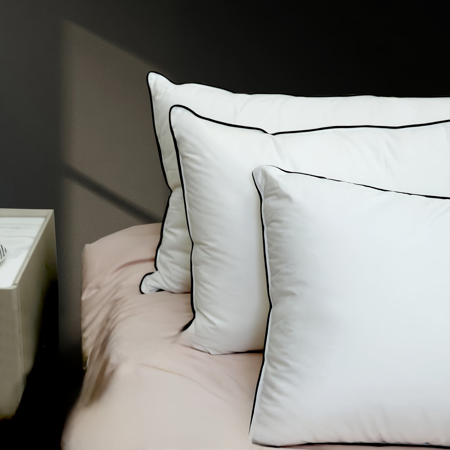 Hoofdkussen – Nekkussen – Bedkussen – Slaapkussen – Kussen Set 2 Stuks – 40x80 cm – Ganzendons & Microvezel – Hotelkwaliteit & Optimale Nekondersteuning