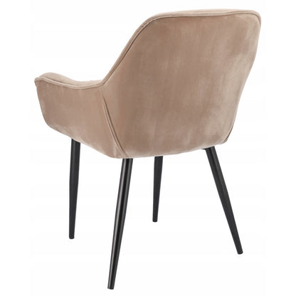 Fauteuil – Zetel – Relaxstoel – Loungestoel – Draaifauteuil – Velvet Bekleding – Metalen Poten – Hoogte 82 cm – Max. 120 kg