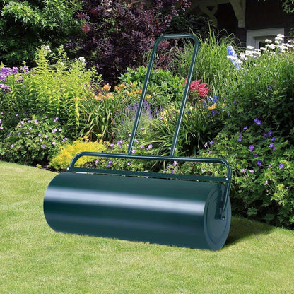 Gazonwals – Handwals – Graswals – Tuinwals – Rolwals – 48 Liter Vulbaar – U-vormige Steel – Gepoedercoat Staal – 32 cm Diameter