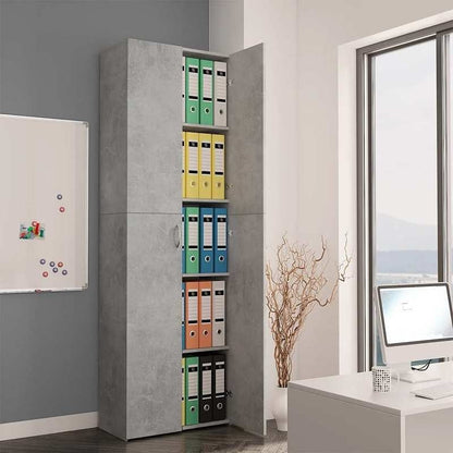 Ladekast Grijs – Opbergkast Bureau – Archiefkast – Kast Met Laden – Werkplek Organizer – 3 Laden En Planken – Robuust Metalen Frame