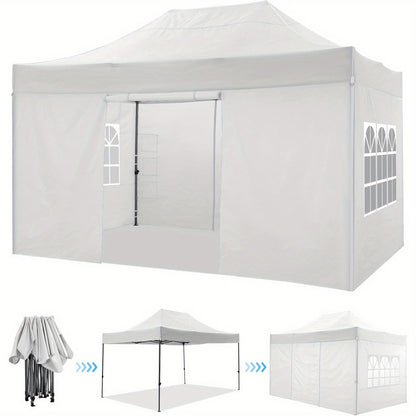 Buitentent – Partytent – Kampeertent – Markttent – Compacte 10x15 Maat – 3 Verstelbare Hoogtes – Duurzaam Alloy Frame