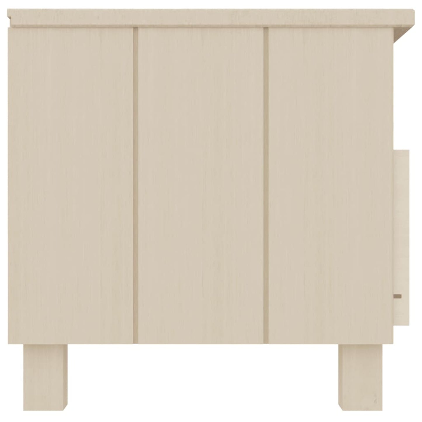 Tv Meubel – Tv Kast – Tv Dressoir – Tv Bank – Tv Cabinet – Modern Honey Brown – Massief Grenenhout – 104x40x40 cm – Minimalistisch Design