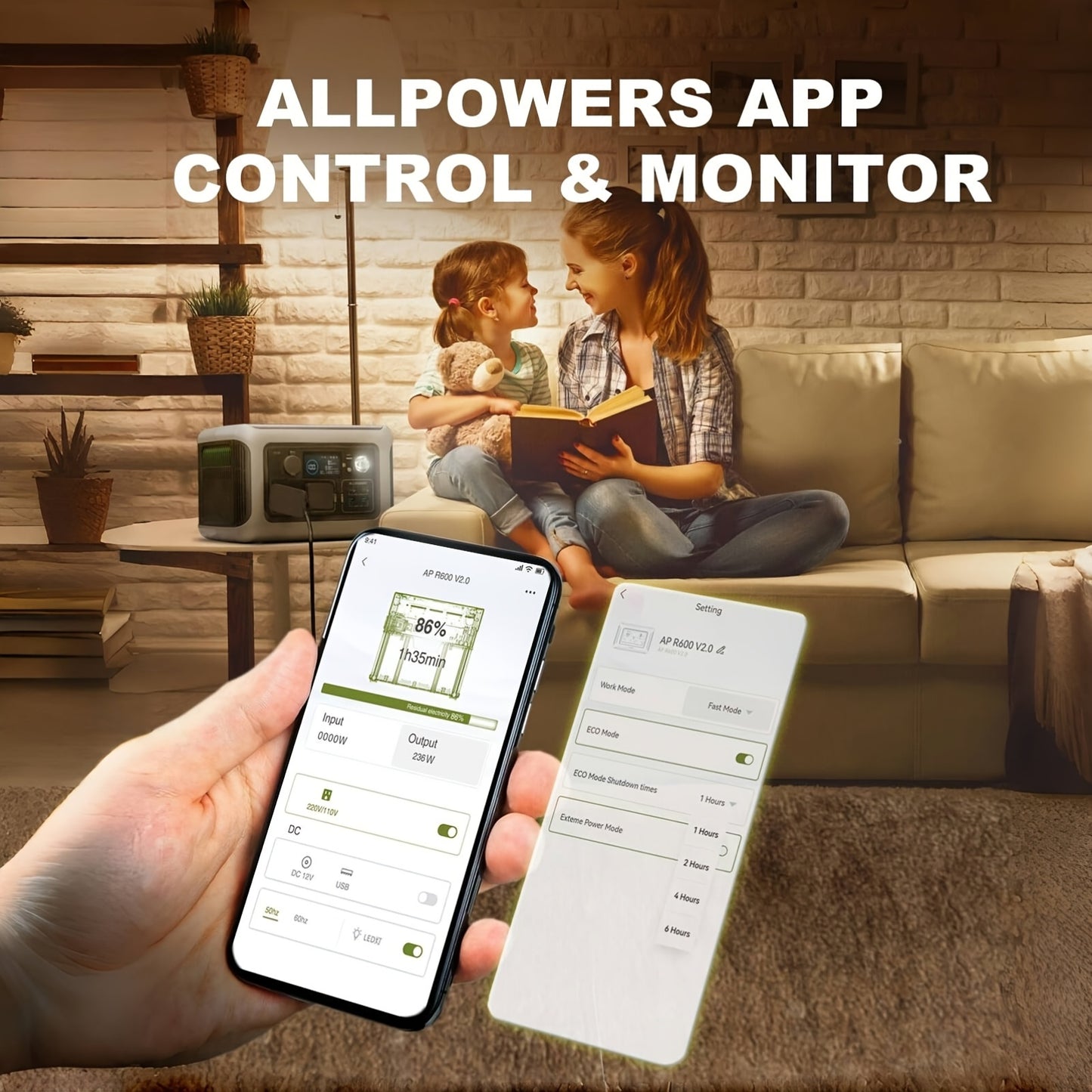 Power Station – Draagbare Accu – Mobiele Generator – Outdoor Energievoorziening – Noodstroomvoorziening – 299Wh LiFePO4 Batterij – 600W Continu Vermogen Met Snelladen