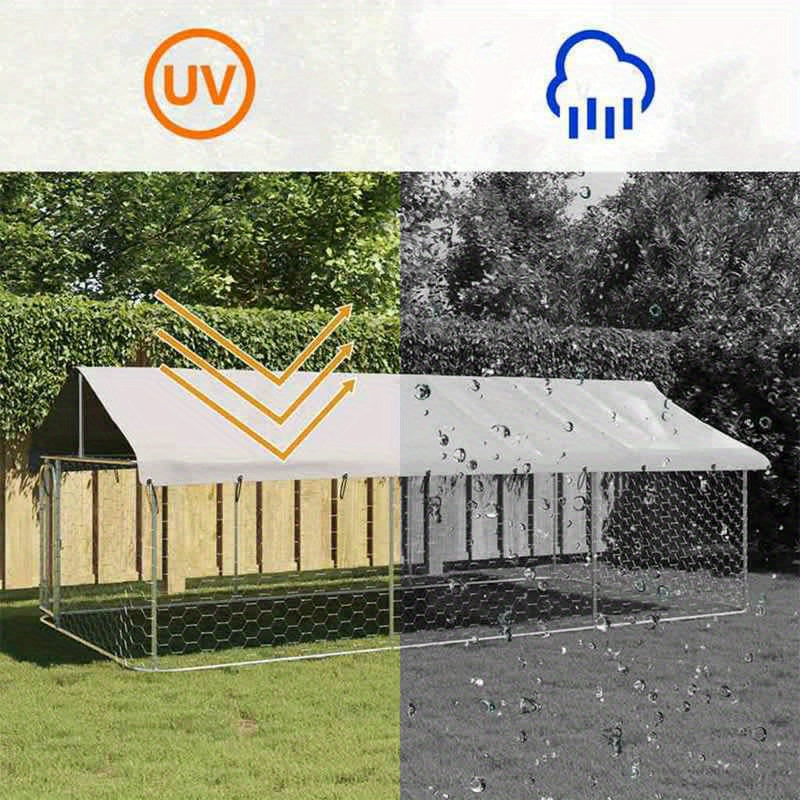 Hondenhok Groot – Buitenkennel – Hondenverblijf – Hondenren – Hondenhuis – Ruim Interieur – Weerbestendig PE-materiaal