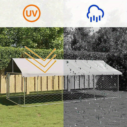 Hondenhok Groot – Buitenkennel – Hondenverblijf – Hondenren – Hondenhuis – Ruim Interieur – Weerbestendig PE-materiaal