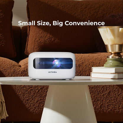 Mini Projector – Mini Beamer – Draagbare Projector – Mobiele Beamer – Pocket Projector – 300 ANSI Lumen – Native 720p Resolutie – Dual-band WiFi – Draadloos Streamen