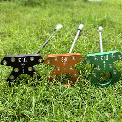 Putter – Golfclub – Putting Stick – Golfstok – Mallet – Rechtshandig – Gesmede Aluminiumkop – S-Stiff Stalen Shaft