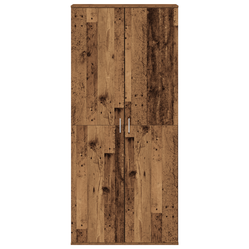 Highboard – Dressoir – Opbergkast – Ladekast – Sideboard – Altholz Spanplatten – Compact 80x39x178 cm – Duurzaam & Stevig