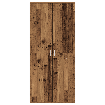 Highboard – Dressoir – Opbergkast – Ladekast – Sideboard – Altholz Spanplatten – Compact 80x39x178 cm – Duurzaam & Stevig