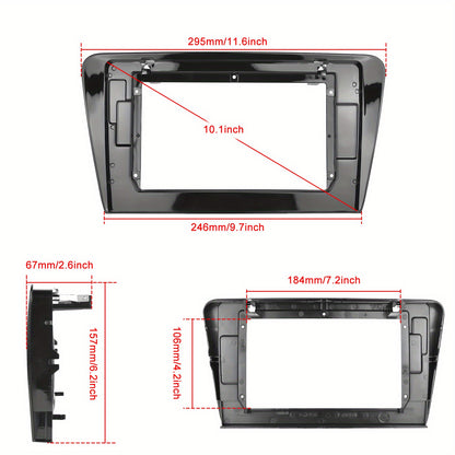 Double Din Android Car Stereo – Autoradio – Multimedia Systeem – Inbouwradio – Navigatiesysteem – 10 Inch Touchscreen – Draadloze CarPlay & Android Auto – AHD Achteruitrijcamera Met Microfoon
