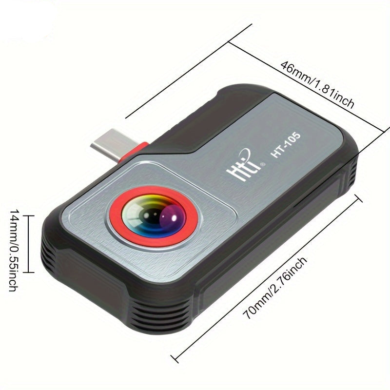 Warmtebeeldcamera voor Android – Infraroodcamera – Thermische Camera – Temperatuurcamera – Thermografie Apparaat – USB-Aangedreven – Hoge Resolutie 180x120 Pixels