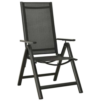Inklapbare Tuinstoel – Outdoor Stoel – Balkonstoel – Campingstoel – Lichtgewicht – Weerbestendig Aluminium – Ergonomisch Design