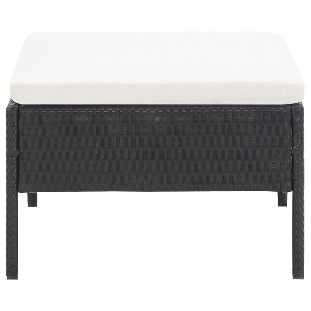 Loungebank – Loungeset – Tuinbank – Outdoor Sofa – 3-Delige Set – Poly Rattan – Weerbestendig Frame – Comfortabele Kussens