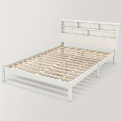 Uittrekbed 140x200 cm – Logeerbed – Opklapbed – Uitklapbed – Guestbed – Met Opberglades – Met Stevig Metalen Frame – Geen Assemblage Nodig