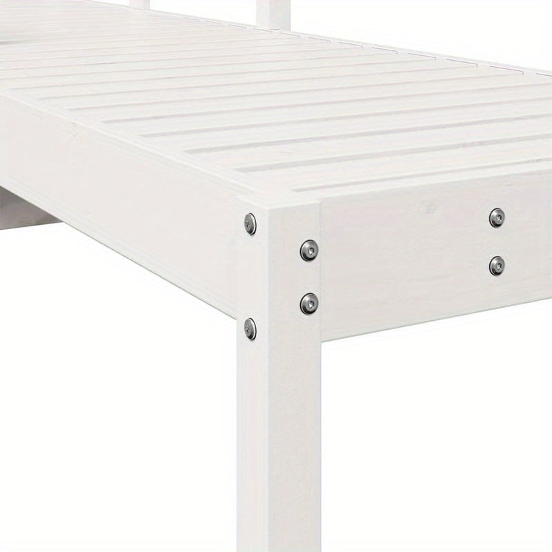 Inklapbare Ligstoel – Stevige Tuinstoel – Houten Strandstoel – Verstelbare Relaxstoel – Massief Grenenhout – Compact Opvouwbaar