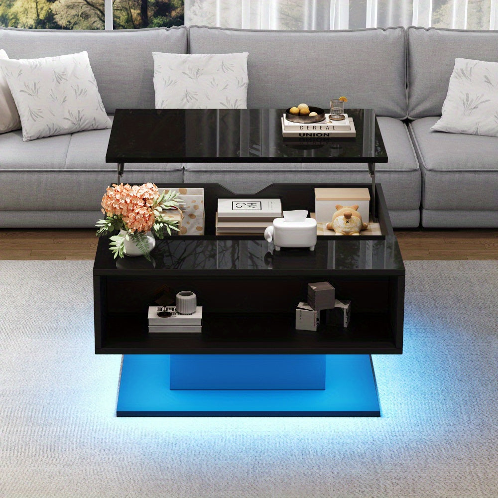 Moderne Haltafel – Ingangstafel – Gangtafel – Bijzettafel – Opbergtafel – Zwart Metalen Frame – Wit MDF Tafelblad – 2 Lades – Verstelbare Voetpaden
