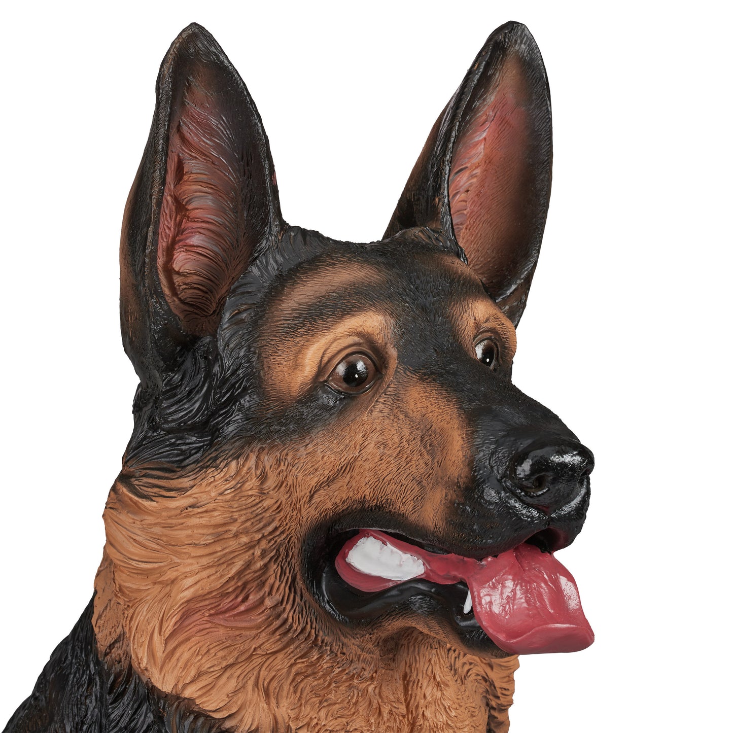 Hondbeeldje – Hondenbeeld – Hondenfiguur – Hondenstandbeeld – Duitse Herder Beeld – Weerbestendig Polyresin – Realistisch Design 85 cm Hoog