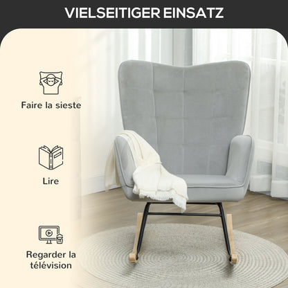 Witte Gestoffeerde Stoel – Zithoekstoel – Eetkamerstoel – Bureaustoel – Leesstoel – Rubberwood Frame – Afneembaar Zitkussen