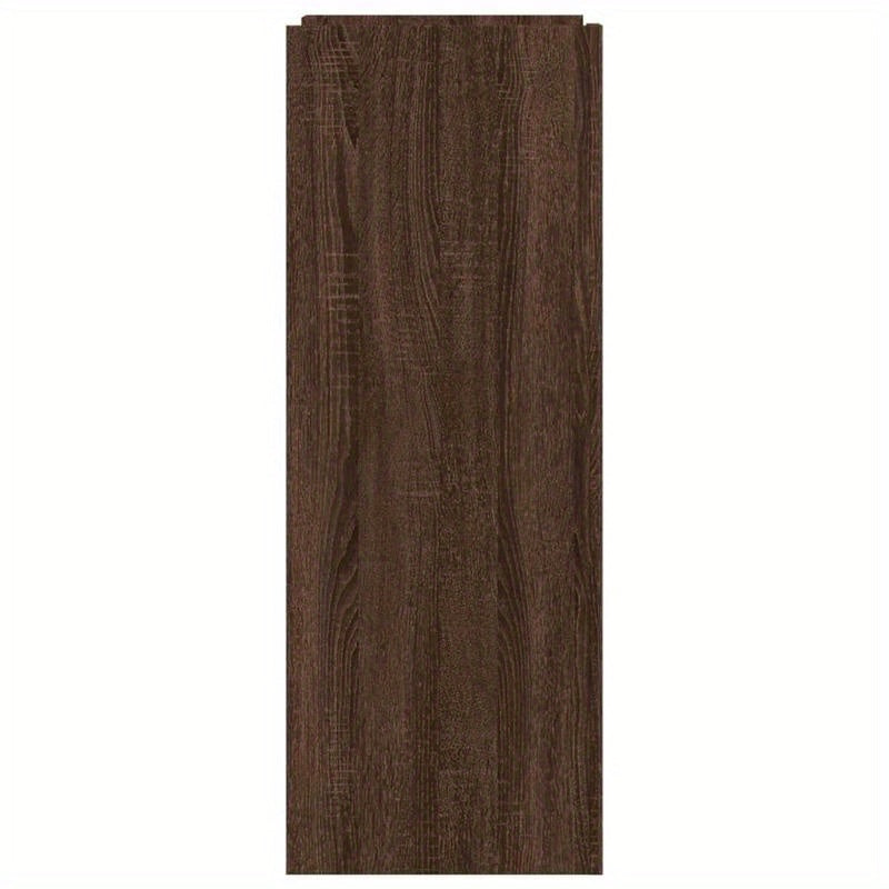 Modern Brown Oak Wood Shoe Cabinet with Multiple Shelves – Sturdy, Moisture-Resistant Storage for Living Rooms, Bedrooms, and Entryways, Shoe Storage Organizer