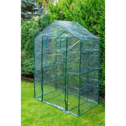 Greenhouse 143x73x195 cm, PVC Film, Metal Frame