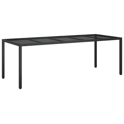 9-delige Tuinset – Tuinmeubelset – Balkonset – Terrasset – Buitenmeubels – Zwart Poly Rattan – Inclusief Kussens – Duurzaam Metalen Frame