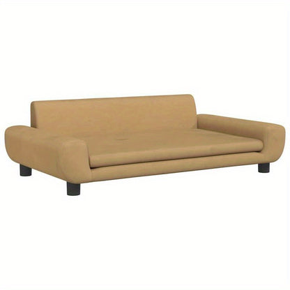 Indoor Brown Dog Bed 100x54x33 cm Soft and Comfortable Warm and Breathable Suitable for Medium-Large Dogs