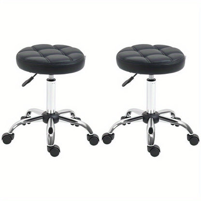 Leisure chair, comfortable living room furniture, multifunctional seat, suitable for living room, bedroom, dining room, hallway, balcony. Perfect home decoration, Versatile Seating, Contemporary Design, Swivel Stool, Rolling
