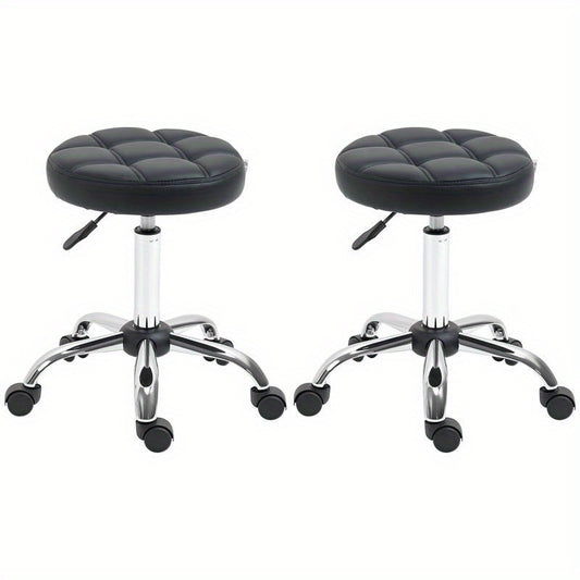 Leisure chair, comfortable living room furniture, multifunctional seat, suitable for living room, bedroom, dining room, hallway, balcony. Perfect home decoration, Versatile Seating, Contemporary Design, Swivel Stool, Rolling