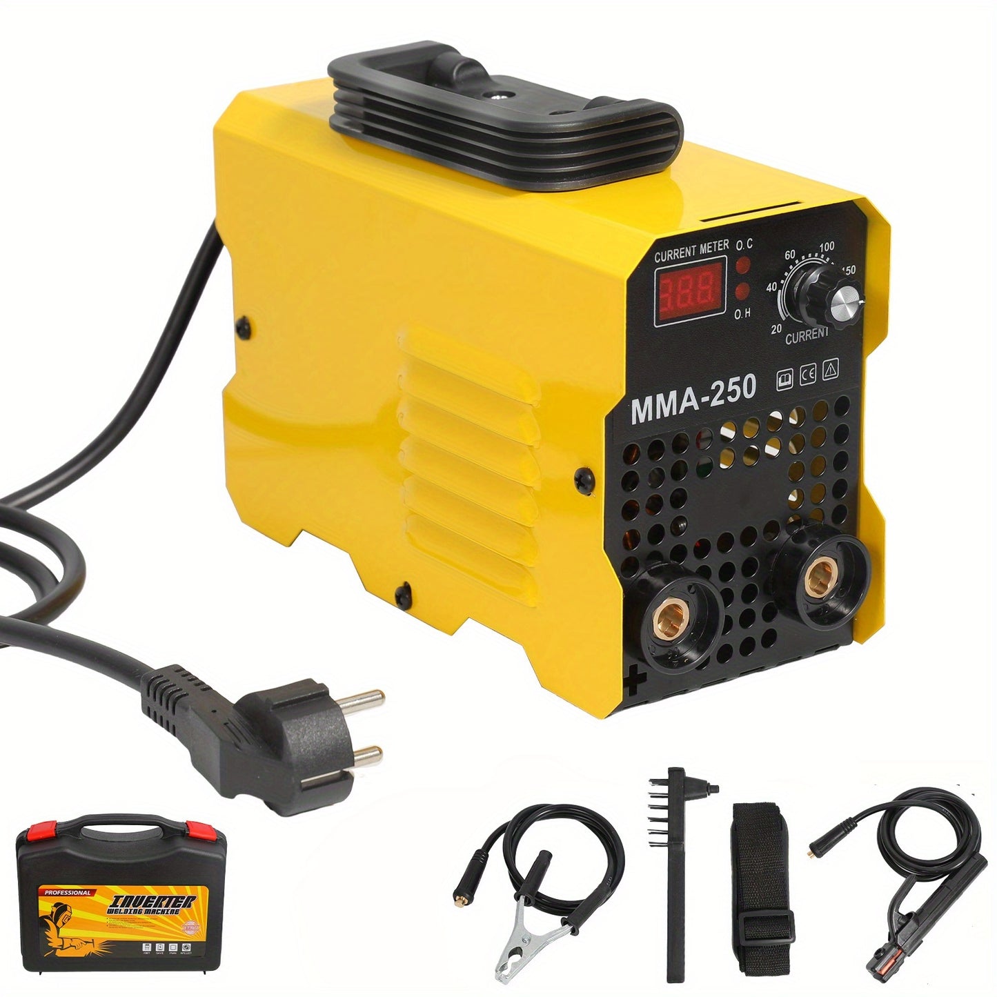 Lasapparaat – Mini Welder – ARC Lasmachine – Elektrode Lasser – MMA Inverter – Compact & Lichtgewicht – IGBT Technologie – Instelbaar 20-250A