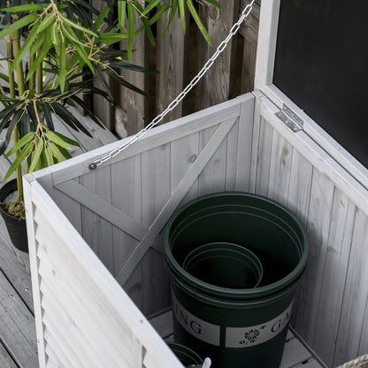 Tuinbox – Kussenbox – Opbergbox – Tuinkist – Tuinopbergkast – Weerbestendig – Stevig Vurenhout – Flip-Top Deksel – Waterdichte Coating – Antislip Voeten