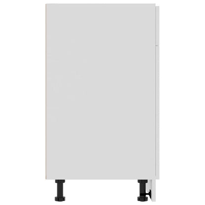 3-Ladenkast – Ladekast – Opbergmeubel – Kledingkast – Dressoir – Wit – 80x46x81,5 CM – Hardhout & Spaanplaat – Direct Gebruiksklaar – Strak en Tijdloos Design