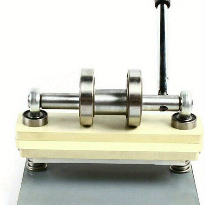 Stansmachine – Uitstanstoestel – Embossingmachine – Ponsmachine – Snijmachine – Roestvrij Staal – Handmatige Hefboom 210 mm