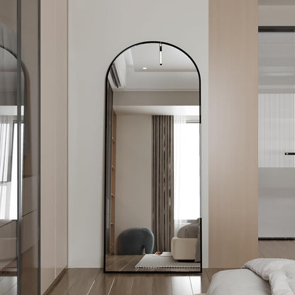 Grote Vloerspiegel – Staande Spiegel – Wandspiegel – Volledige Lengte Spiegel – Slaapkamer Spiegel – Gouden Metalen Frame – 80x180 cm – Duurzaam Glas
