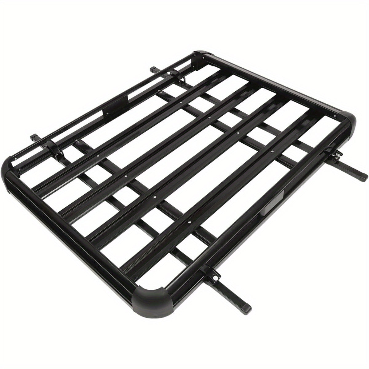 Dakkofferrek – Dakkofferdrager – Dakdrager – Bagagerek – Autodrager – Verstelbaar 140 cm – Draagvermogen 150 kg – Aluminium Zwart