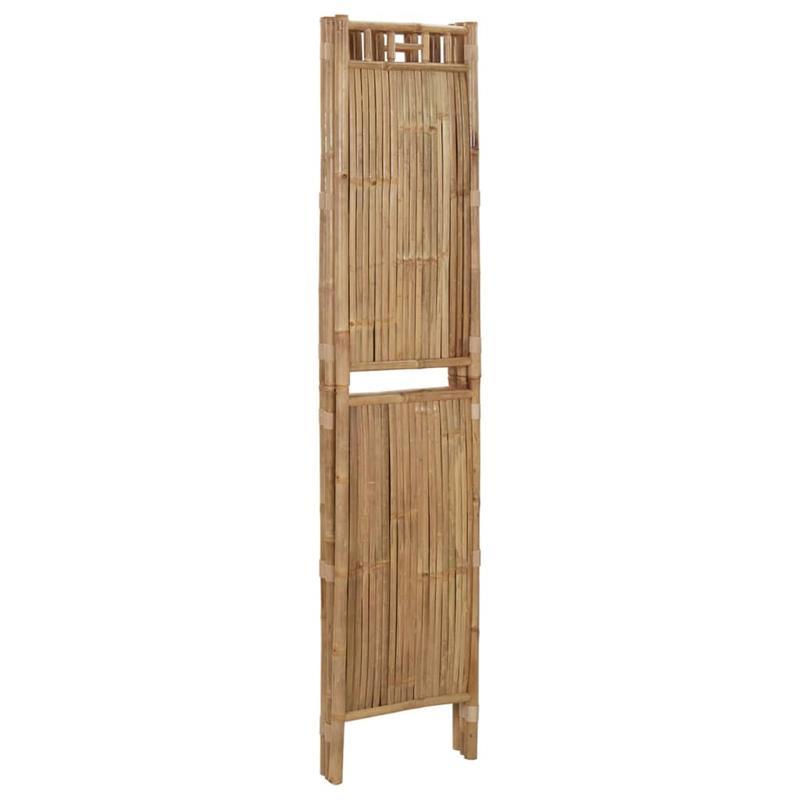 Bamboe Kamerscherm – Roomdivider – Scheidingswand – Kamerscheiding – Bamboescherm – Natuurlijke Bruine Kleur – 120 x 180 cm – 3 Panelen – Lichtgewicht & Flexibel