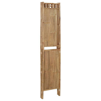 Bamboe Kamerscherm – Roomdivider – Scheidingswand – Kamerscheiding – Bamboescherm – Natuurlijke Bruine Kleur – 120 x 180 cm – 3 Panelen – Lichtgewicht & Flexibel
