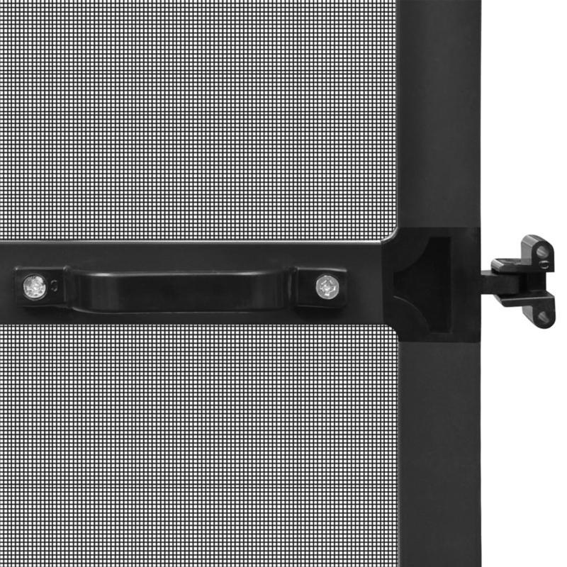 Hor – Deurhor – Insectenhor – Horrengaas – Hordeur – Antraciet Kleur – 120x240 Cm – Metaal Frame