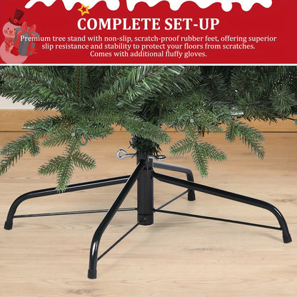 Kunstkerstboom – Nepkerstboom – Sierboom – Kerstboom 183 cm Groen – 950 PE PVC Takken – Inklapbare Metalen Standaard
