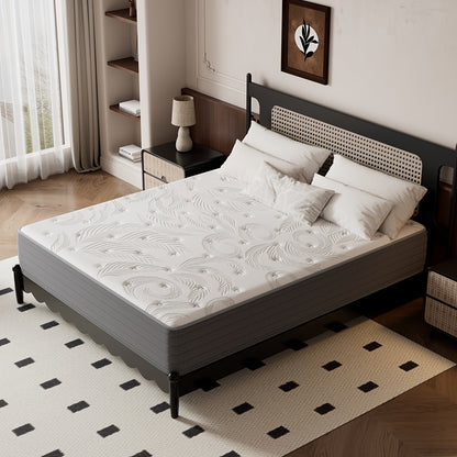 Matras – Pocketveren Matras – Tweepersoonsmatras – Slaapmatras – Logeermatras – 22 cm Dik – Ergonomisch Design – Hypoallergeen Polyester Hoes