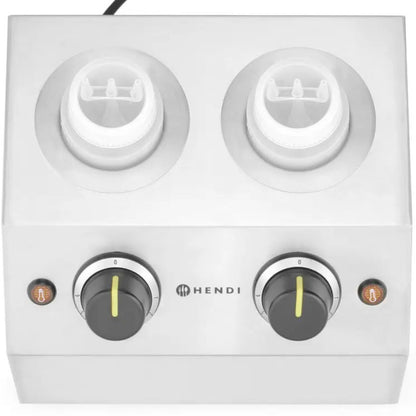 Electric Sauce Bottle Warmer, Double, 2 Zones, 2X 650 Ml, 200 W - QUORE