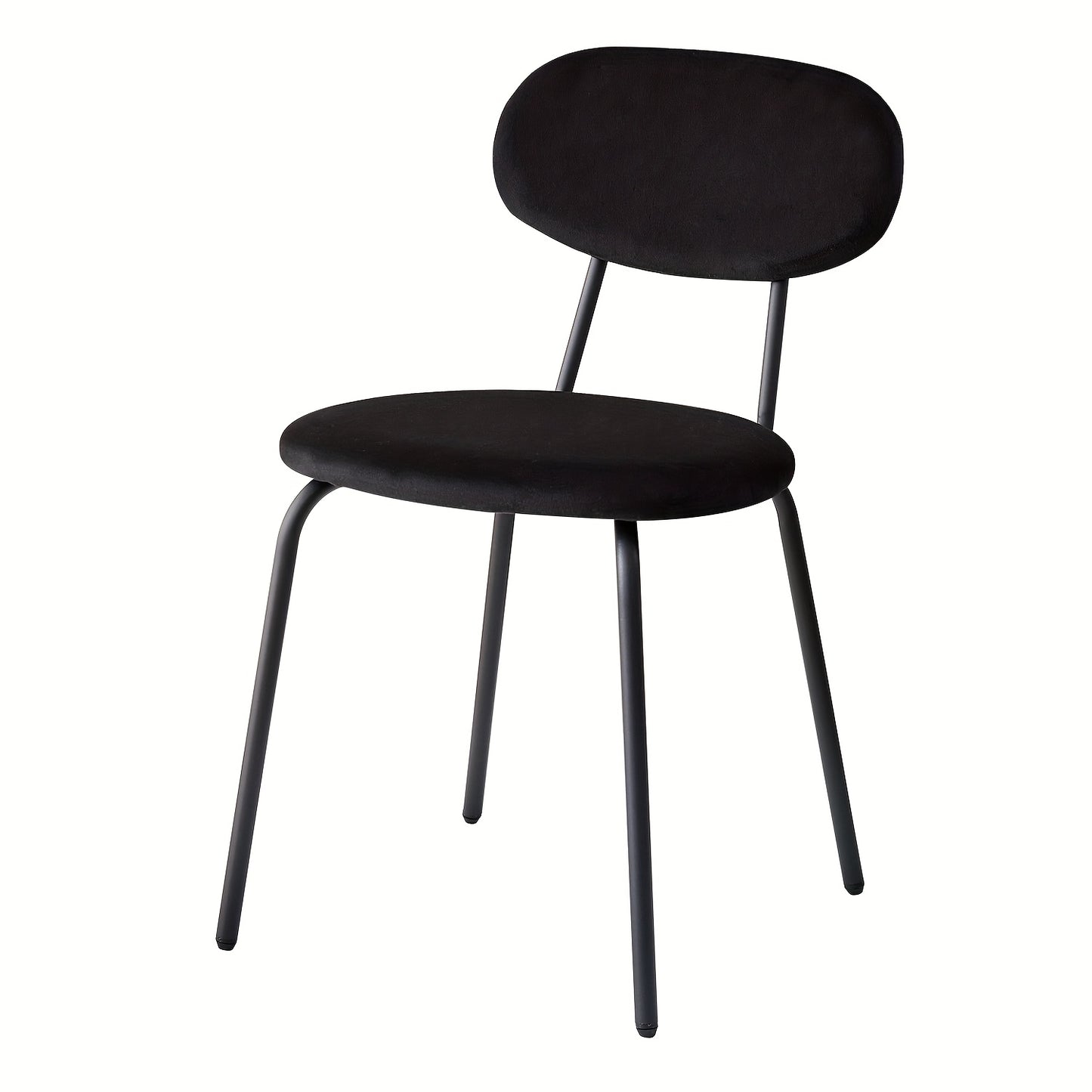 Eetkamerstoelen Set – Stoelen – keukenstoelen – Dining Chairs – Zitstoelen – Zwarte Metalen Poten – Velvet Bekleding – Ergonomisch Design – Zithoogte 47 cm