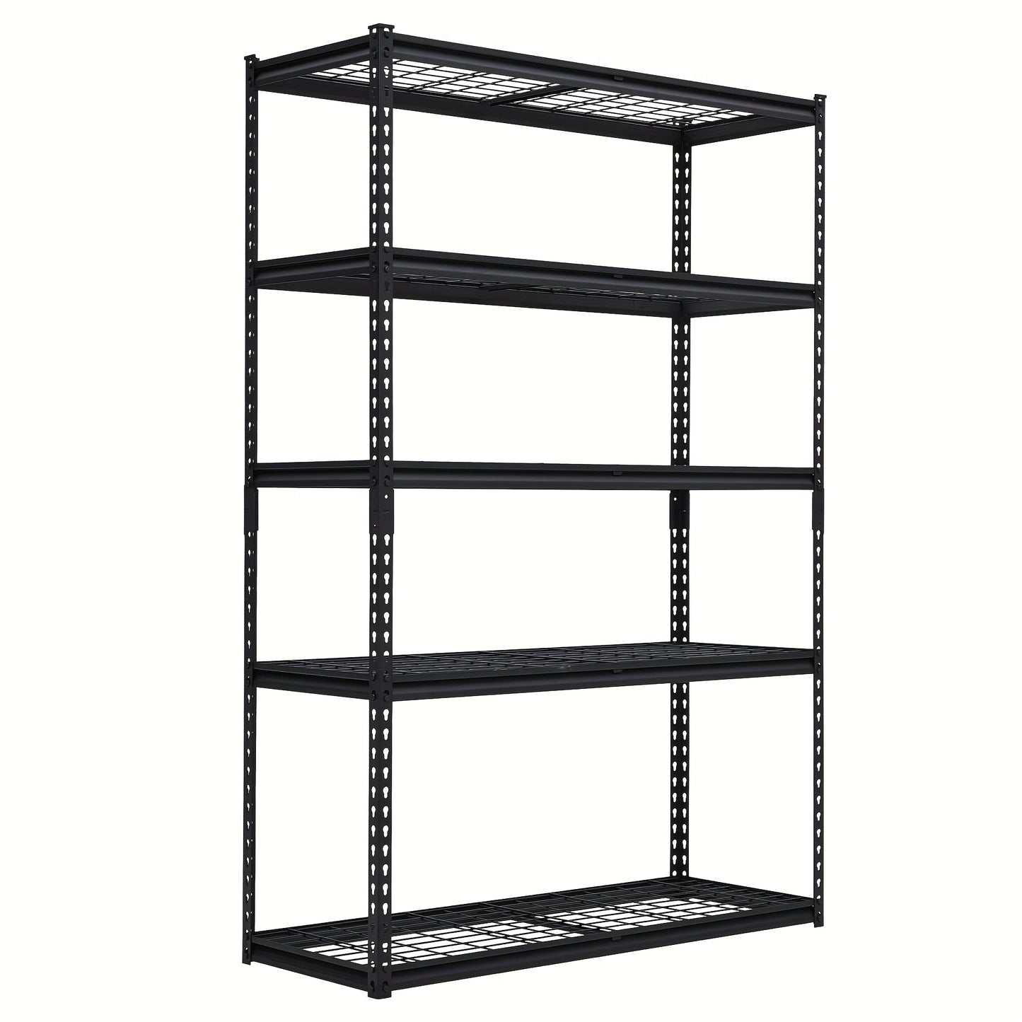 Heavy-Duty 5-Tier Steel Shelving Unit - 120x45x180cm Garage Storage Rack | Capacity for Home Use, Standing Shelf