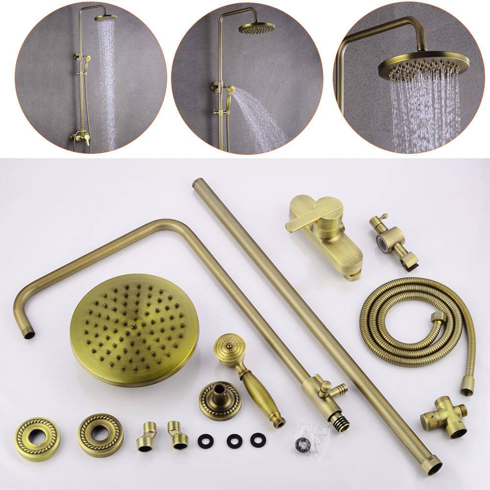 Vintage Shower Set | Wall Mounted, Metal, Contemporary Style by NaMaSyo