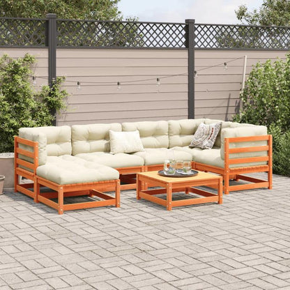 Loungeset Tuin – Loungesofa – Tuinmeubelset – Balkonset – Tuinbank – Bruin – Weerbestendig Rattan – Modulair Ontwerp