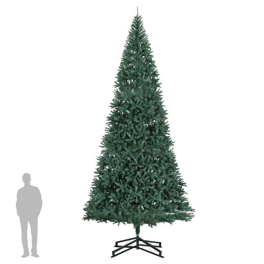 Kunstkerstboom – Kunstboom – Kerstboom – Nepboom – Decoratieboom – 500 cm Hoog – Levensecht Groen Met 5.830 Takken – Robuuste Stalen Standaard