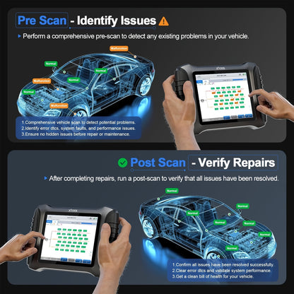 Professionele Autodiagnose Scanner – Auto Diagnoseapparaat – Foutcode Uitlezer – Voertuig Scanner – ECU Programmer – 8 Inch Touchscreen – Bidirectionele Besturing